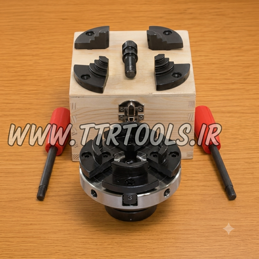 چهار نظام دستگاه خراطی شفت 25 میلیمتر SCK-4C (M25)