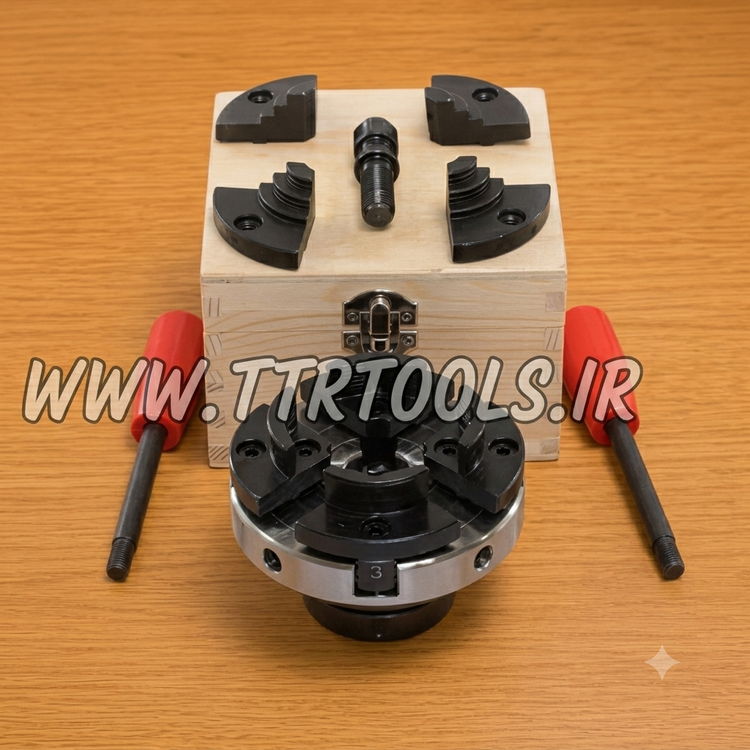 چهار نظام دستگاه خراطی شفت 25 میلیمتر SCK-4C (M25)